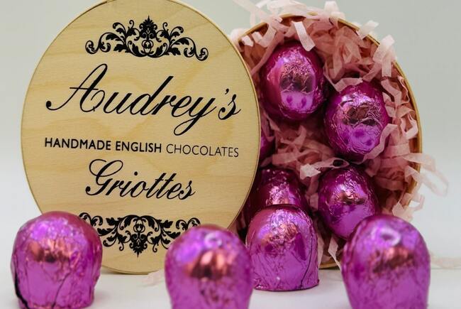 Box of Audrey's Chocolates